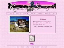 Tablet Screenshot of kenosha.samoyed.org